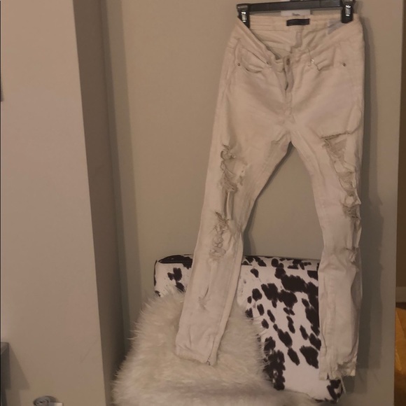 White ZARA pants summer/spring collection size 8 - Picture 5 of 7